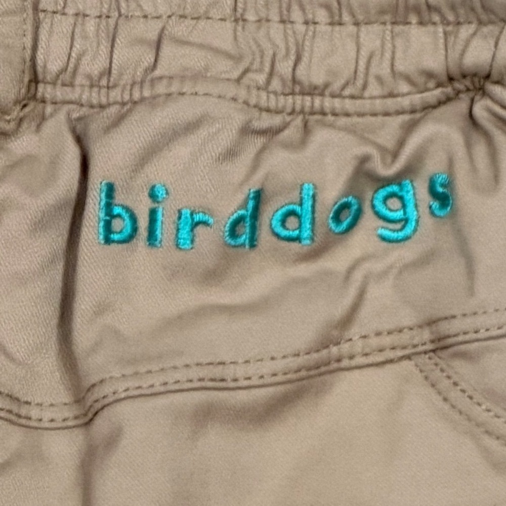 Birddogs Boom Shorts Mens Large Long 8" Lined Zip Pockets Stretch Athleisure